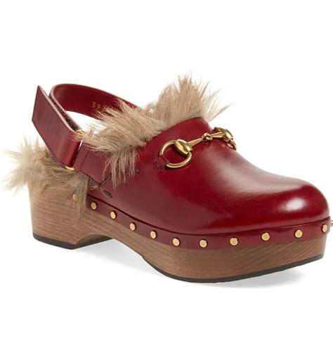 gucci on the fur meaning|Gucci clogs for women.